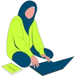 online teacher illustration