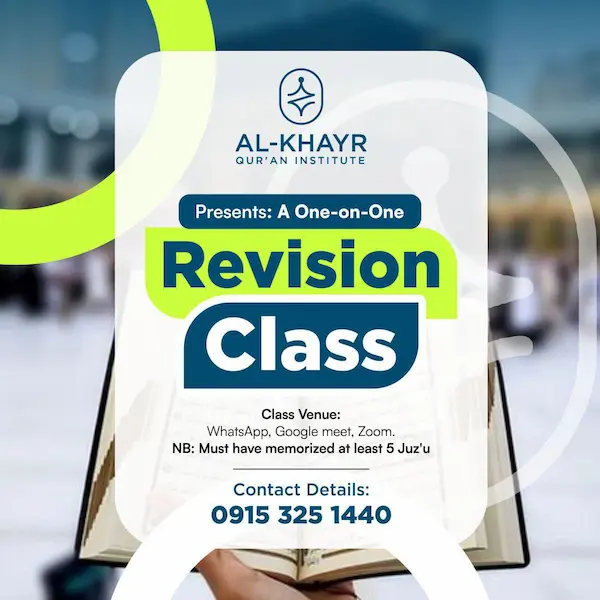Hifdh Revision (4+ Juz’)